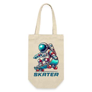 Astronaut Skateboard - Gift Bag for Bottles - nature - Front