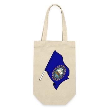 Flag of New Hampshire - Gift Bag for Bottles - nature - Front