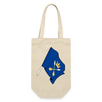 Dalarna, Schweden – Flagge des Herzens - Geschenkbeutel für Flaschen - Natur - Vorne