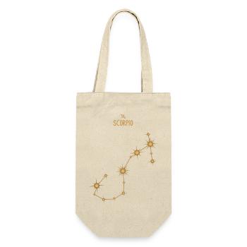 Scorpio Zodiac Sign Star Constellation Golden Tone - Gift Bag for Bottles - nature - Front