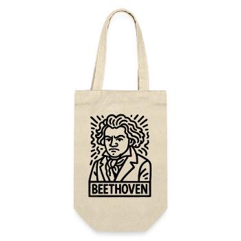 Ludwig van Beethoven - Gift Bag for Bottles - nature - Front