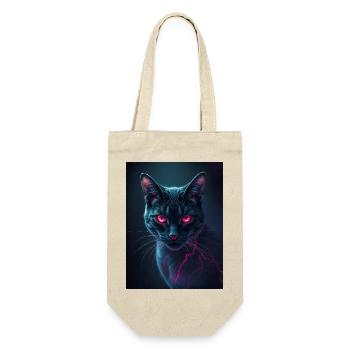 chat aux yeux rouges - Sac à bouteille - nature - Devant