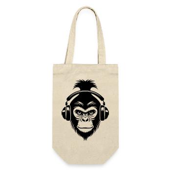 Relaxed Monkey Wireless Headphones Cafe Chemise - Sac à bouteille - nature - Devant
