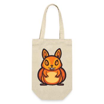 Écureuil Halloween Bande dessinée Drôle - Sac à bouteille - nature - Devant