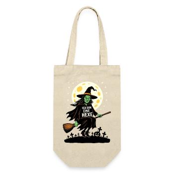 Costume de sorcière Halloween Carnaval Crou Balai Lune - Sac à bouteille - nature - Devant