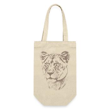 Illustration de lionne - Sac à bouteille - nature - Devant