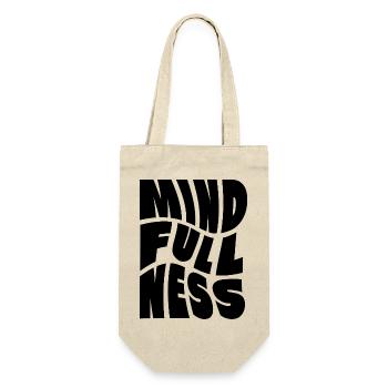 mindfullness logo design - Gift Bag for Bottles - nature - Front