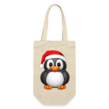Noël pingouin - Sac à bouteille - nature - Devant