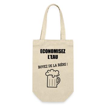 Save water, drink beer - Gift Bag for Bottles - nature - Front