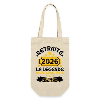 Retired 2026 Men's Legend Retires - Gift Bag for Bottles - nature - Front