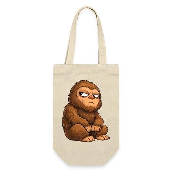 Lustiger Bigfoot Sasquatch Ungeheuer Cartoon Humor - Geschenkbeutel für Flaschen - Natur - Vorne