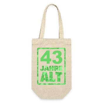 Alt 43 - Geschenkbeutel für Flaschen - Natur - Vorne