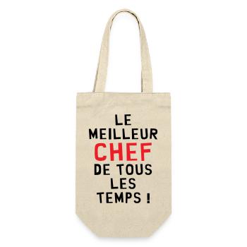 The Best Chef of All Time - Gift Bag for Bottles - nature - Front
