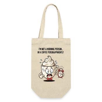 Anxious Morning Mug with Alarm - Gift Bag for Bottles - nature - Front