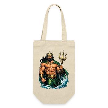 Le roi Poséidon avec le Trident - Sac à bouteille - nature - Devant