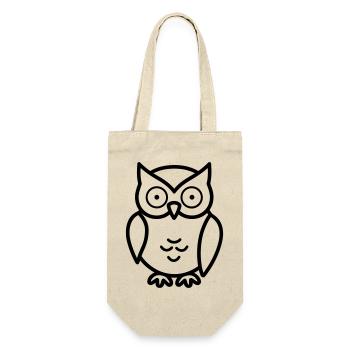 owl - Gift Bag for Bottles - nature - Front