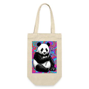 panda - Gift Bag for Bottles - nature - Front