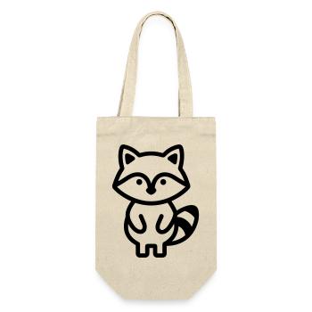 raccoon - Gift Bag for Bottles - nature - Front