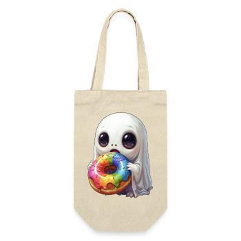 Creepy Cute Donut Ghost - Gift Bag for Bottles - nature - Front