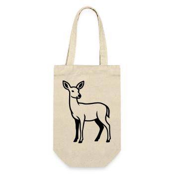 Deer Silhouette Hunter Hunting Club Forester Forest - Gift Bag for Bottles - nature - Front