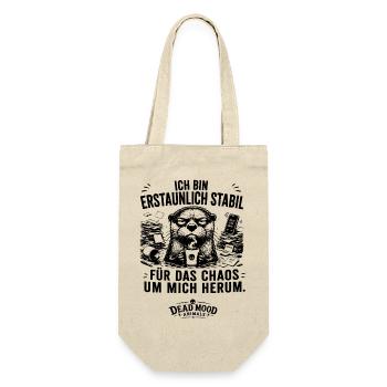 Lustiger Otter | Büro Humor, Sarkasmus  - Geschenkbeutel für Flaschen - Natur - Vorne