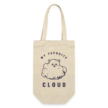 Mon nuage préféré - Poméranian - Sac à bouteille - nature - Devant