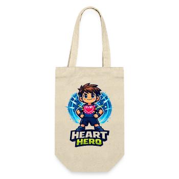 Heroine or heroine of all hearts - Gift Bag for Bottles - nature - Front