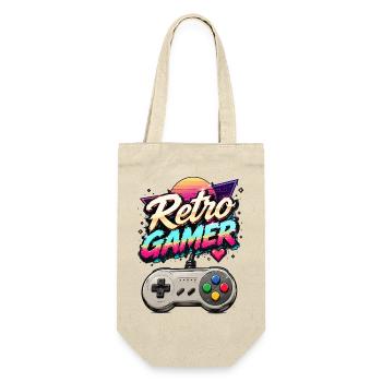 Retro Gamer Neon - Sac à bouteille - nature - Devant