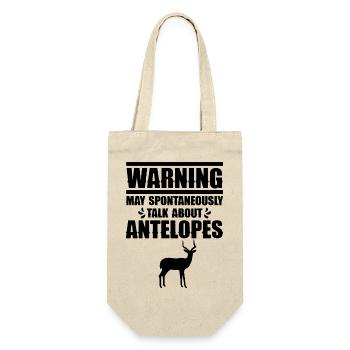 Antelope Humor Saying - Gift Bag for Bottles - nature - Front