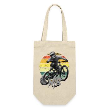 MTB - Geschenkbeutel für Flaschen - Natur - Vorne