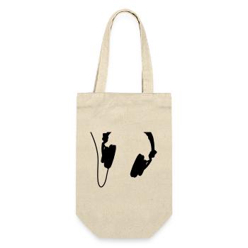 headphones_vector - Gift Bag for Bottles - nature - Front