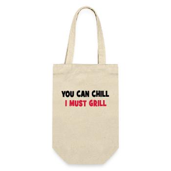 grill - Gift Bag for Bottles - nature - Front