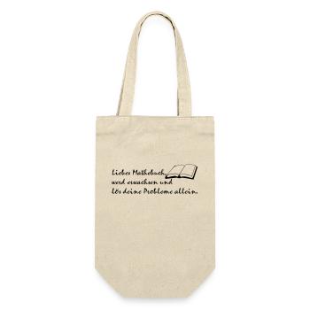 Math book - Gift Bag for Bottles - nature - Front