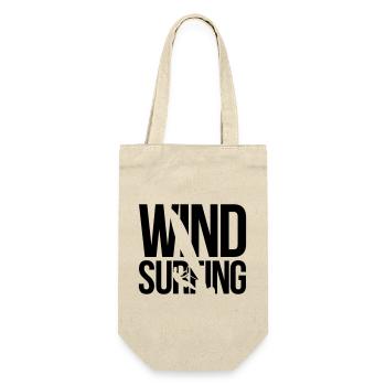 Windsurfen windsurfing - Geschenkbeutel für Flaschen - Natur - Vorne