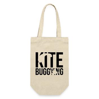 kitebuggying - Geschenkbeutel für Flaschen - Natur - Vorne