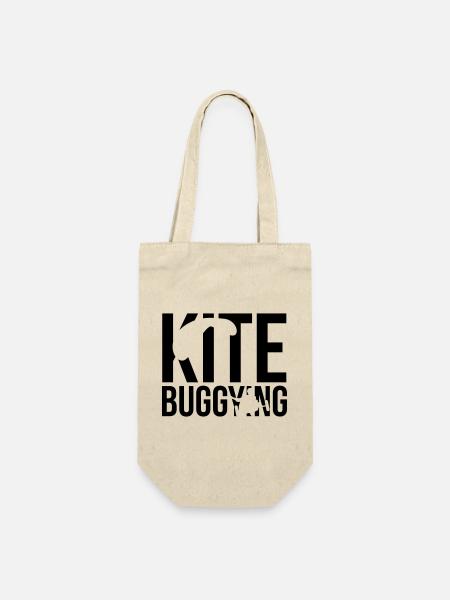 kitebuggying - Geschenkbeutel für Flaschen - Natur