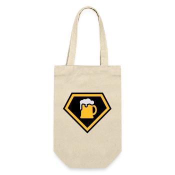 Super Drinking Team - Gift Bag for Bottles - nature - Front