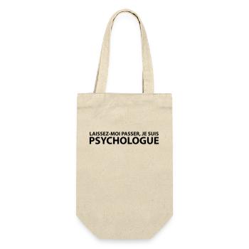Laissez-Moi passer, je suis psychologue - Sac à bouteille - nature - Devant