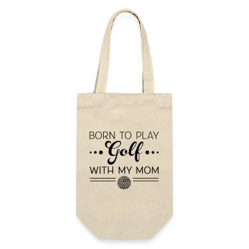 Golf - Geschenkbeutel für Flaschen - Natur - Vorne