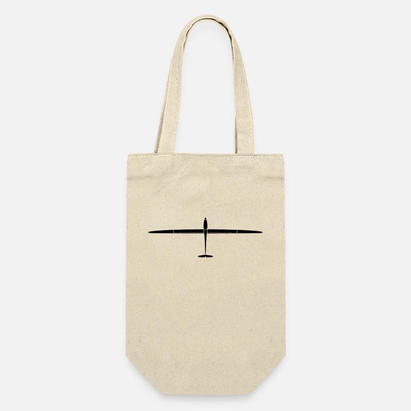 as33 Glider Glider Glider Pilot Pilot - Gift Bag for Bottles - nature