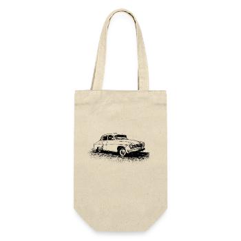 P-312-0 Wartburg - Geschenkbeutel für Flaschen - Natur - Vorne