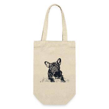 French Bulldog - Gift Bag for Bottles - nature - Front