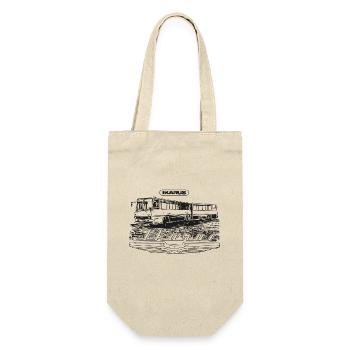 Ikarus - articulated bus - Gift Bag for Bottles - nature - Front