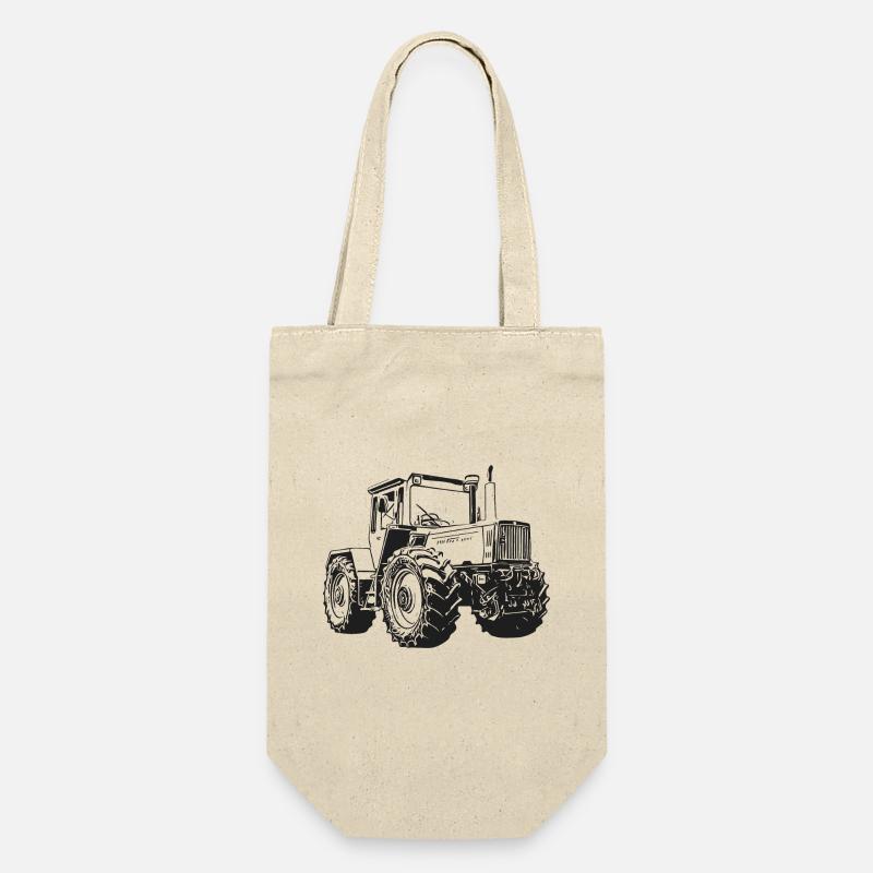 MB trac 1800 intercooler Traktor - Geschenkbeutel für Flaschen - Natur