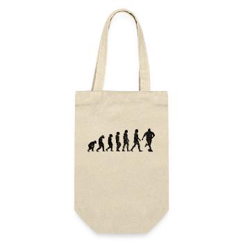 Football coach Footballer Football Footballer - Gift Bag for Bottles - nature - Front