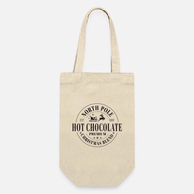 Mélange de Noël pour le chocolat chaud du pôle Nord - Sac à bouteille - nature