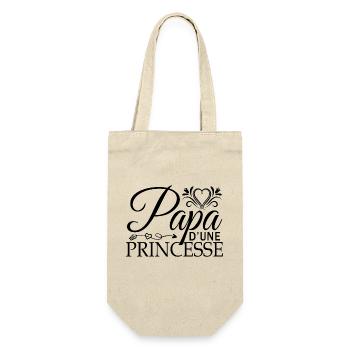 Papa fête des pères cadeau pour mon père fille !! - Sac à bouteille - nature - Devant