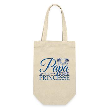 Papa fête des pères cadeau pour mon père fille - Sac à bouteille - nature - Devant