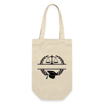 Successful lawyer - Gift Bag for Bottles - nature - Front