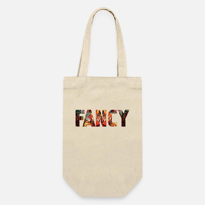 fancy bunt 2 - Geschenkbeutel für Flaschen - Natur